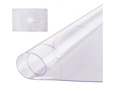Koduva VEVOR PVC stalo apsauga, apvali, skaidri, 1067 x 1067 mm, 2,0 mm