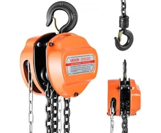 VEVOR Rankinė grandininė talė, 1/2 t, 3 m, oranžinė