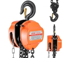 VEVOR Rankinė grandininė talė, 3 t, 6 m, G80, oranžinė