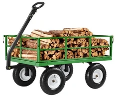 VEVOR Rankinis plieno sodo vežimėlis, juodas ir žalias, V1200G, 544,31 kg
