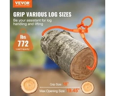 Koduva VEVOR rąstų gervės replės, 18 colių, 2 žnyplių, 350 kg