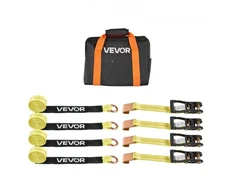 Koduva VEVOR ratų atramos ir diržų tvirtinimo rinkinys motociklui, Flat Hook, 4540 kg / 1512 kg