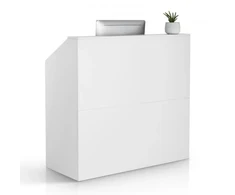 Koduva VEVOR recepcijos stalas, 1180 x 500 x 1115 mm, baltas