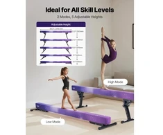 Koduva VEVOR reguliuojama gimnastikos balansavimo sija vaikams, 8 ft, Galaxy