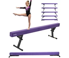 Koduva VEVOR reguliuojama gimnastikos balansinė sija vaikams, 8 pėdų, violetinė
