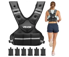VEVOR Reguliuojama svertinė liemenė 5–9,1kg, juoda