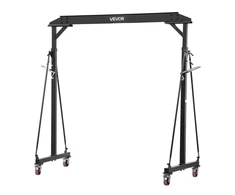 Koduva VEVOR reguliuojamas portalinis kranas, 997,9kg, 2430–3630 mm, su fiksuojamais ratais, plieno, rėmas