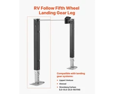 Koduva VEVOR RV priekinės penktosios jungties atramos koja 179014, 825 mm, juoda
