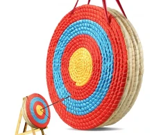 VEVOR Šaudymo iš lanko taikinys, 5 sluoksniai, 51 cm, šiaudinis, JP-05