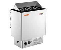 Koduva VEVOR saunos krosnelė, 8 kW elektrinė, 400 V 3N, su 3 h laikmačiu, skirta 8–12 m³