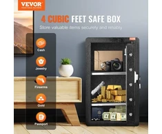 Koduva VEVOR seifas 113 l, juodas, SS-700ZW