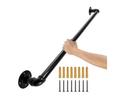 Koduva VEVOR sieninis laiptų turėklas, 61 cm, anglinis plienas
