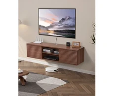 Koduva VEVOR sieninis TV staliukas, 152 cm, riešutmedžio spalvos
