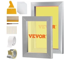 Koduva VEVOR šilkografijos rinkinys, 2 dalių aliuminio rėmai 8x10/10x14 col. 110 mesh