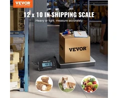 Koduva VEVOR siuntų svarstyklės skaitmeninės, 200 kg, AC/DC, LCD