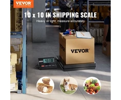 Koduva VEVOR siuntų svarstyklės, skaitmeninės pašto svarstyklės 49,9kg x 2 g, AC/DC, LCD
