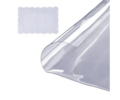 VEVOR Skaidri stalo apsauga, apvali, 1230 mm, 1,5 mm, PVC