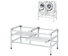 Koduva VEVOR skalbyklės stovas, 1230 x 635 mm, 267 kg, su dvigubais padėklais