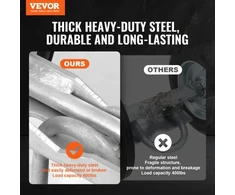 Koduva VEVOR slankiojančių vartų rinkinys, 6 col. ratukų hardware rinkinys, C tipo