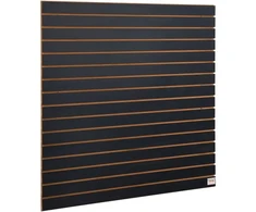 Koduva VEVOR slatwall plokštės, 4 ft x 2 ft, juodos, 2 vnt.