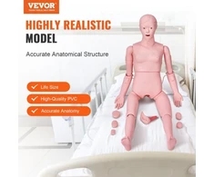 VEVOR Slaugos mokymo manekenas, moteriškas, natūralaus dydžio, PVC anatomijos modelis