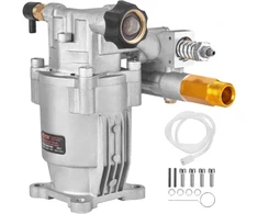 Koduva VEVOR slėginio plovimo siurblys, horizontalus 19 mm velenas, 3400 PSI, 2,5 GPM