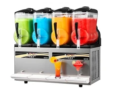 Koduva VEVOR slush machine X-480, 12 l x 4, 1650 W, skaidri