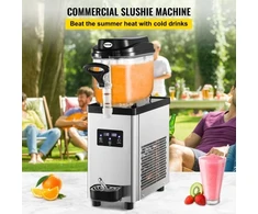 VEVOR Slushių aparatas, 6 l, vieno indo, 300 W, 220 V, nerūdijantis plienas
