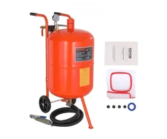 Koduva VEVOR smėliavimo bakas 75,7 l, 60–110 PSI, su 4 antgaliais