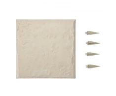 Koduva VEVOR sodo takelio plokštės, 4 vnt., 39,5 x 39,5 cm, smėlinės
