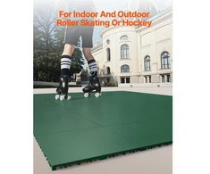 Koduva VEVOR sportinės grindų plytelės, žalios, 8 vnt., 315 x 315 x 16 mm
