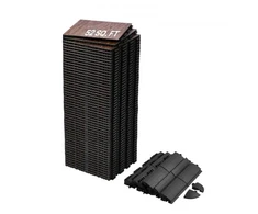 Koduva VEVOR sporto grindų plytelės, 52 vnt., rudos, 315 x 315 x 17,2 mm