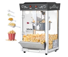 VEVOR Spragėsių aparatas, 0,2kg nerūdijančio plieno katilas, 800 W, stalinis, juodas