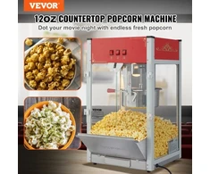 VEVOR Spragėsių aparatas, 1440 W, 12 oz katilas, raudonas