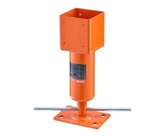 Koduva VEVOR sraigtinis atraminis stulpas 4" x 4", 13,2"–18,7", reguliuojamas