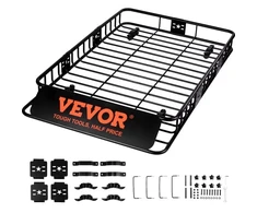 Koduva VEVOR stogo bagažinė, 162,6 x 99,1 x 15,2 cm, su prailginimu, plieninė, 90,7kg