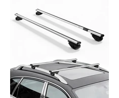 VEVOR Stogo bagažinės skersiniai, 75 kg, universalus tvirtinimas ant paaukštintų stogo relių, 210-1060 mm