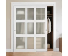 Koduva VEVOR stumdomos spintos durys BL5-72, baltos, 1829 x 2032 mm
