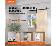 Koduva VEVOR stumdomos tvarto durys, 30 x 84 col., pušies mediena, modelis 30AK