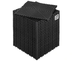 Koduva VEVOR sujungiamas drenažo kilimėlis, 12 x 12 col., modulinis, 24 vnt., juodas, PP