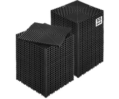Koduva VEVOR sujungiamos drenažo plytelės, 12 x 12 col., 55 vnt., juodos