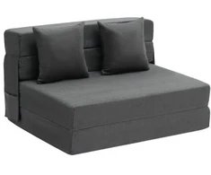 Koduva VEVOR sulankstoma sofa-lova, tamsiai pilka, 195 x 100,5 x 15 cm