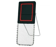 VEVOR Sulankstomas lakroso rebounderis, 3 x 8 pėdų, juodas