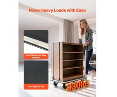 Koduva VEVOR sulankstomas platforminis vežimėlis, 330 lb, su pasukamais ratais, 29 x 18,9 x 32,5 col.