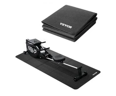 Koduva VEVOR sulankstomas treniruoklių kilimėlis, 6 mm, 610 x 1730 mm, juodas
