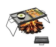 Koduva VEVOR sulankstomos laužavietės grotelės, 61 cm, juodos