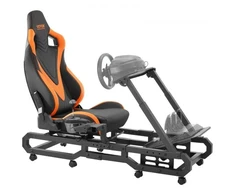 Koduva VEVOR sunkiosios apkrovos lenktynių vairo stovas Logitech G923/G920/G29, maks. 150 kg
