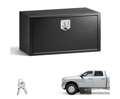 Koduva VEVOR sunkvežimio apatinė įrankių dėžė JL-TB17S-6, plieninė, juoda, 914 x 457 x 457 mm