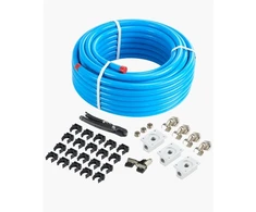 Koduva VEVOR suslėgto oro linijos rinkinys, 100FT x 3/4", HDPE ir aliuminio, mėlynas