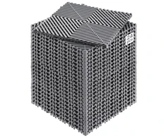 Koduva VEVOR tarpusavyje sujungiami drenažo kilimėliai, 12 x 12 col., 24 vnt., pilki
